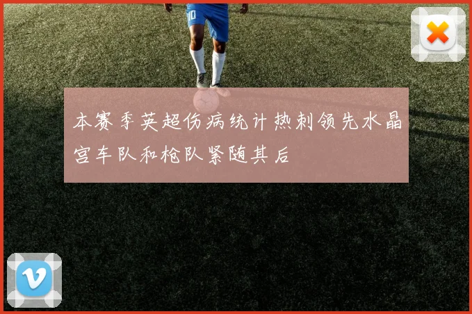 本赛季英超伤病统计热刺领先水晶宫车队和枪队紧随其后